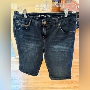 INC Denim Dark Wash Bermuda Shorts – Size 10